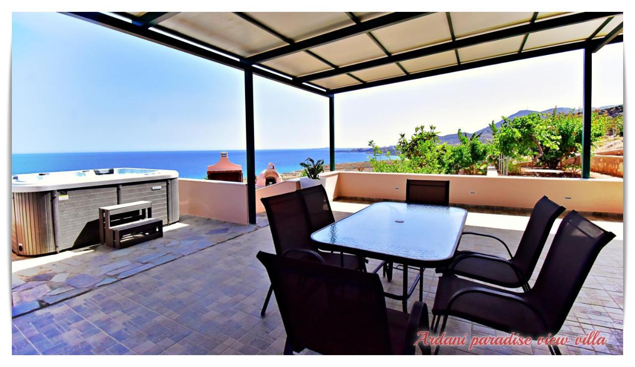 Ardani paradise view villa with jacuzzi Amoopi Buitenkant foto
